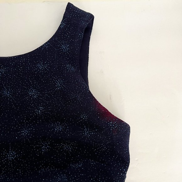 Alyn Paige v-neck sparkly sleeveless maxi  full length evening dress - Picture 9 of 10